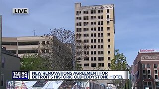 New renovations agreement for Detroit's historic old Eddystone Hotel