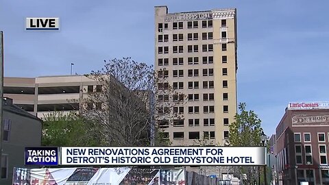 New renovations agreement for Detroit's historic old Eddystone Hotel