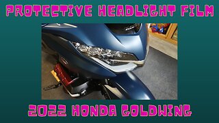 Protective Headlight Film For The Goldwing