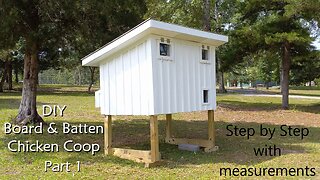 DIY Chicken Coop Build P1