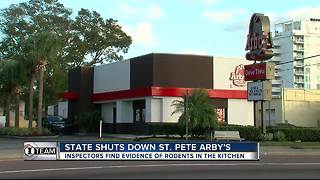 Dirty Dining: Arby's temporarily closed for 80+ rodent droppings, rodent gnaw marks in the kitchen