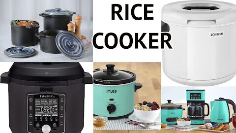 Pressure Cooker, Slow Cooker, Rice