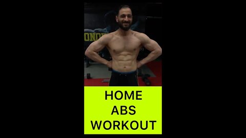 ABS WORKOUT AT HOME #shorts