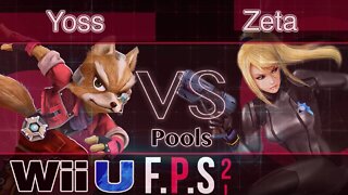 Yoss (Fox) vs. BxA|Zeta (Zero Suit) - Wii U Pools - FPS2