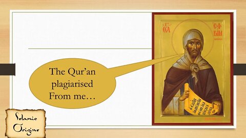 #5 Who was St Ephrem? His influence on the qur'an | Sidney H Griffiths' paper