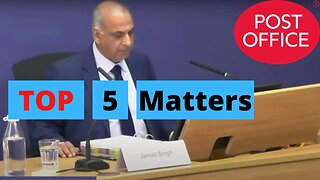 Post Office Lawyer outlines 'Top 5 Matters' in his team
