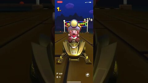 Mario Kart Tour - Captain Toad Gameplay (2022 Autumn Challenges 2 reward Driver)