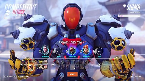 Overwatch 2 - Sigma - 20-2 (Competitive - Role Queue) PC