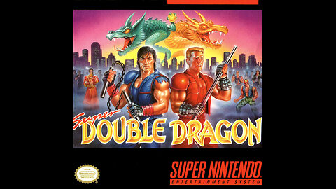 Super Double Dragon Snes Instruction Booklet Manual