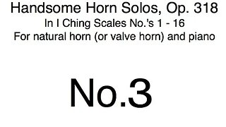 Richard Burdick's Handsome Horn Solos No. 3, Op. 318 No. 3 for horn & piano #Richard #Burdick #Horn