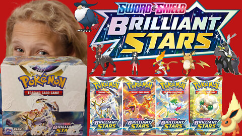 Brilliant Stars Booster Box Opening Part 1. This set is fire! Pokémon cards!