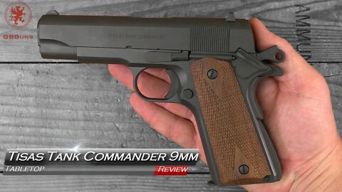 Tisas 9mm Tank Commander 1911 Tabletop Review and Field Strip
