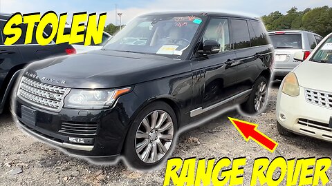 THIEVES STOLE THIS RANGE ROVER BUT DIDN'T SABOTAGE IT! NOW IT'S BEING SOLD AT AUCTION FOR $3500