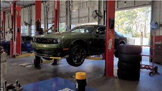 Green Monstah Gets New Shoes and a Upgrade 2020 challenger ScatPack