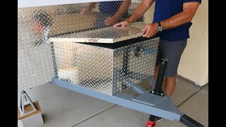 DIY Battery Tool Box Build - Travel Trailer Project