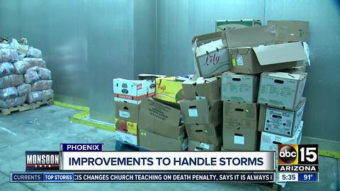 St. Mary's Food Bank makes improvements to safe food during monsoon mess