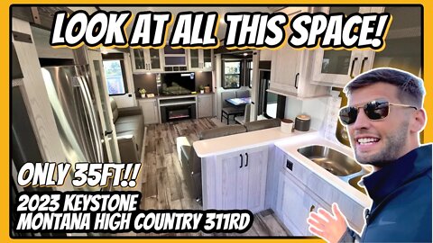 How Did They Create SO Much ROOM in a 35ft Fifth Wheel?! 2023 Keystone Montana 311RD