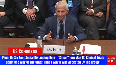 Fauci is forced to explain the 'science' behind the mandates.