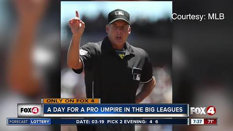 MLB umpire in Southwest Florida gets ready for baseball season