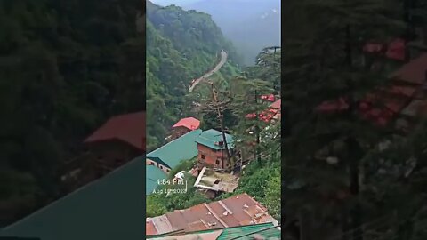15 August shaam ko Shimla me landslide ho gya #youtubeshorts #shimla #shimlanews #himachal #monsoon