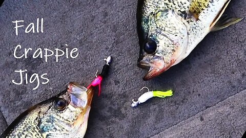 Tie Two Jigs on ONE Line for Fall Crappie (Fall Crappie Fishing) ep. 15 of 30 day challenge
