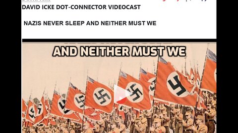 NAZIS NEVER SLEEP AND NEITHER MUST WE