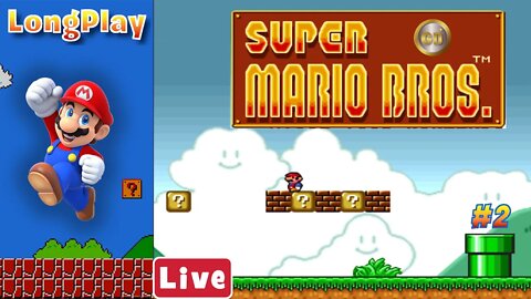 [🔴Live] Super Mario Bros 1 Longplay #2