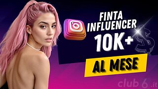 La prima Influencer fatta con l'intelligenza Artificiale (guida su come crearla)