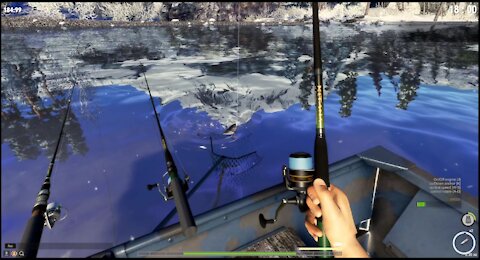Trolling the river in Siberia: Enisey - Fisher Online (Gameplay)