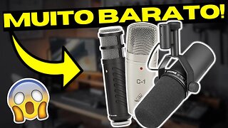 [INCRÍVEL] Os 5 Melhores MICROFONES DINÂMICOS Muito BONS E BARATOS de 2023!