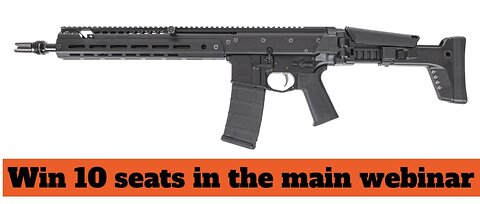 PSA JAKL 14.5" RIFLE MINI #2 FOR 10 SEATS IN THE MAIN WEBINAR