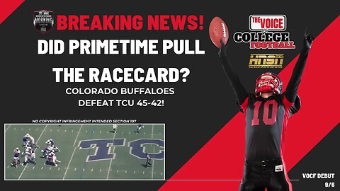 [Morning Show's Reaction] Did Primetime pull the race card after TCU win?!
