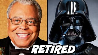 JAMES EARL JONES RETIRES DARTH VADER OFFICIALLY