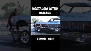 Nostalgia Nitro Camaro Funny Car! #shorts