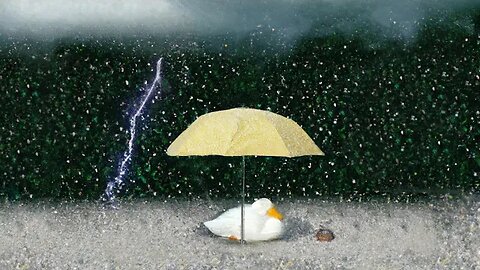 Relaxing Sleep Sounds - Rain and Thunderstorms ☔️🦢