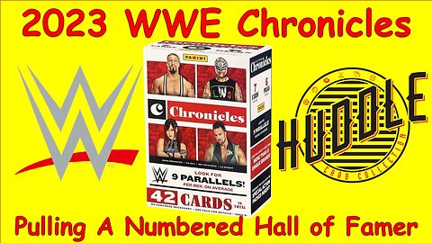 WOW I Pulled A Numbered HOFer From A 2023 WWE Chronicles Blaster