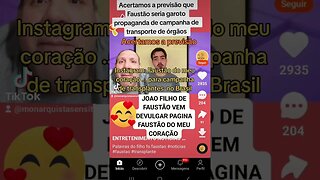 Faustão lança Instagram para campanha de transplantes