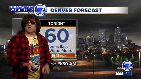 Watch: Musician Ryan Adams moonlights as Denver7 weatherman ahead of Red Rocks show