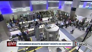 McCarran Airport boasts busiest month in history
