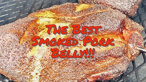 Smoked Pork Belly...Better than Brisket?...Frankling BBQ Offset Smoker - Start to Finish