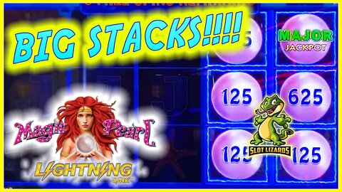 MAJOR ACTION PACKED BIG WINS! Lightning Link Magic Pearl Slot LIVESTREAM HIGHLIGHT