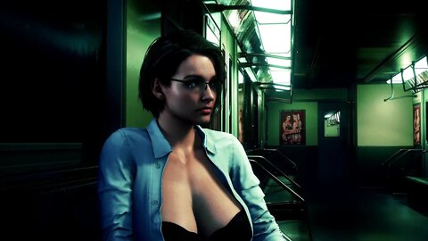 Resident Evil 3 Remake Jill Busty secretary outfit mod [4K]