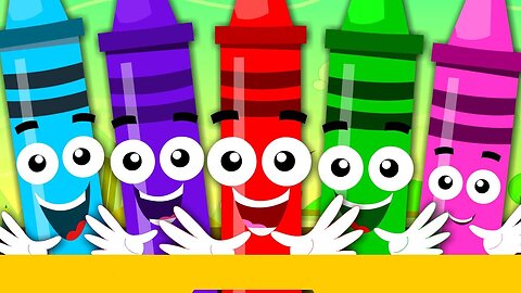 Let's Learn The Colors! - Cartoon Animation Color Songs for Children