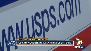 Ocean Beach thanks USPS mail carrier of 38 years