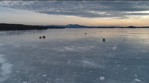 Frozen Lake Winnipesaukee
