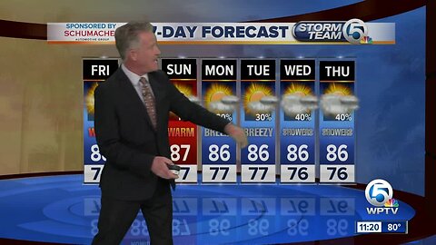 Latest Weather Forecast Thursday 11 p.m.