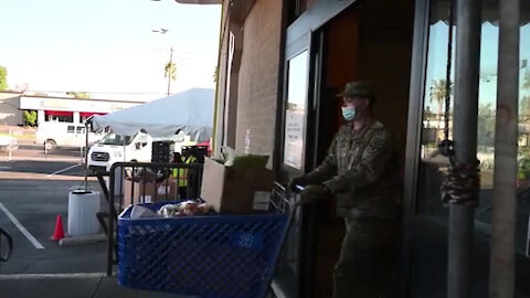 03/03/2021 Arizona National Guard continues to support local food banks