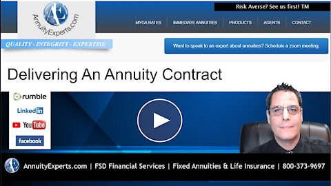 Delivering an annuity contract. It is more than just a delivery receipt: