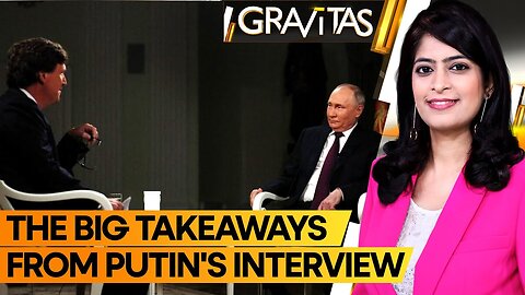 Gravitas | Putin asks US: Don't you have anything better to do? | Tucker Carlson interview | WION