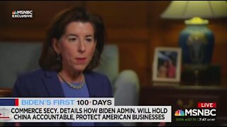 Bidens Commerce Sec ADMITS Trump's China Success